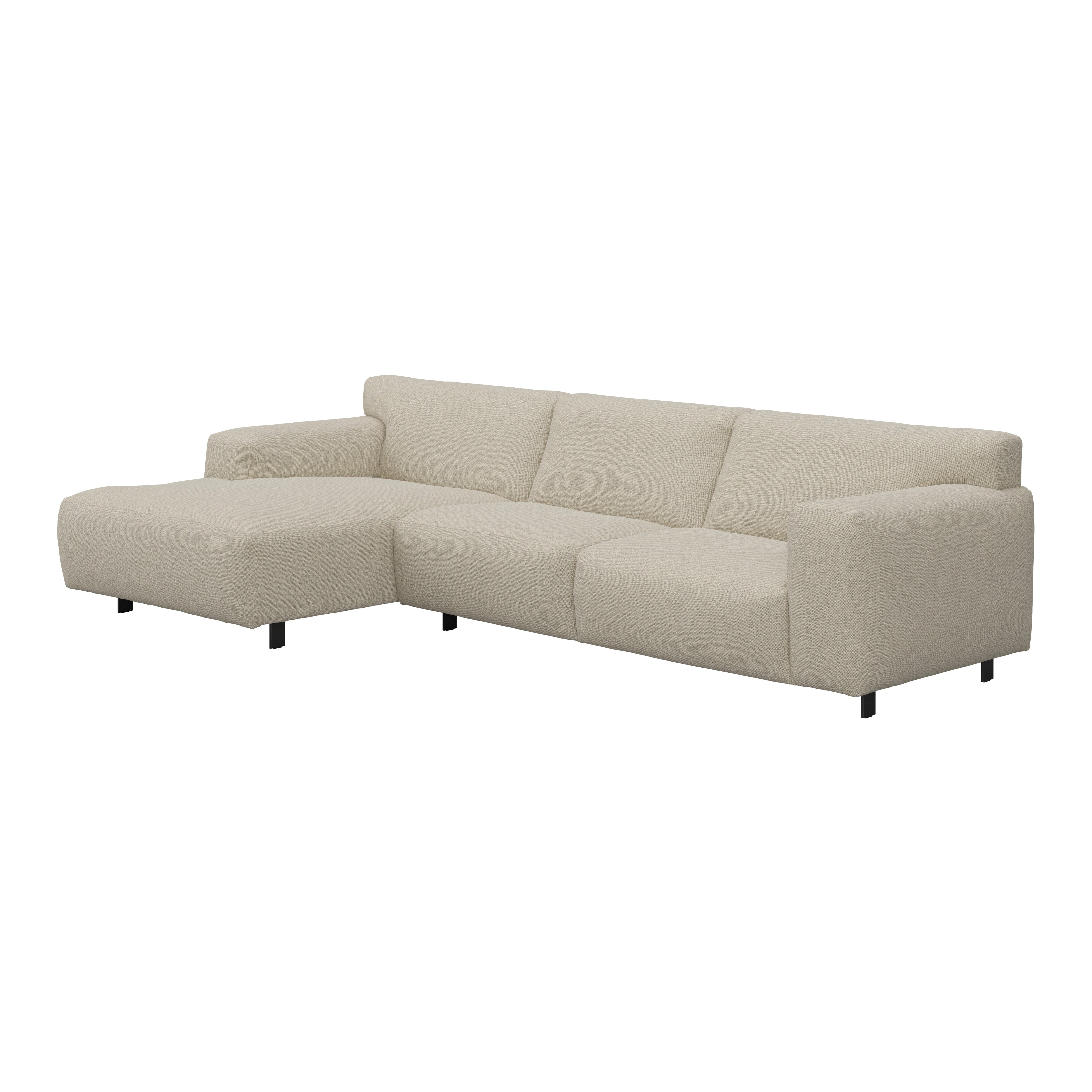 Freja Sand Left Hand Facing Chaise End Sofa Sofa