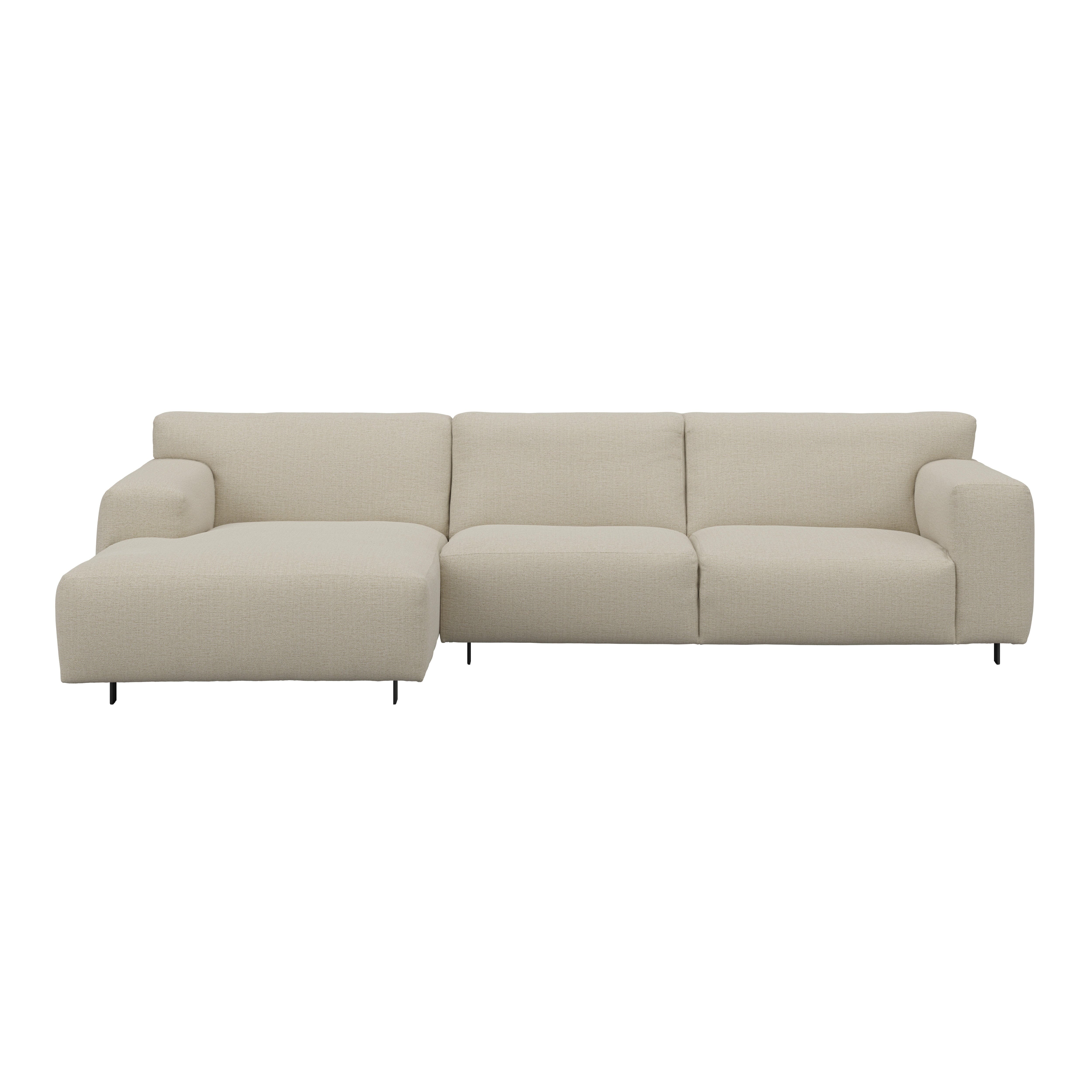 Freja Sand Left Hand Facing Chaise End Sofa Sofa