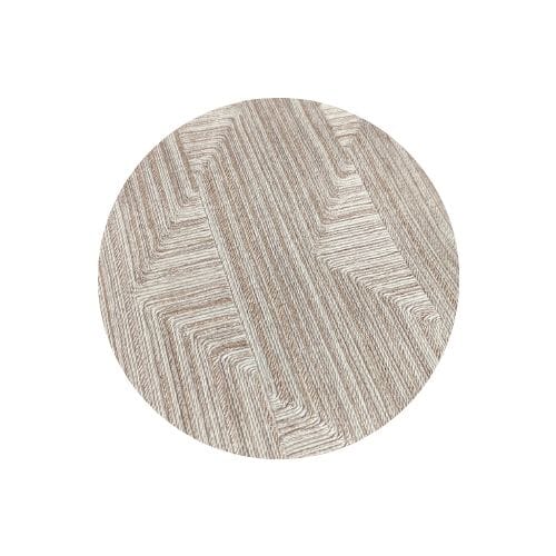 Freya Neutral Cream & Gold Geometric Wallpaper Sample Sample