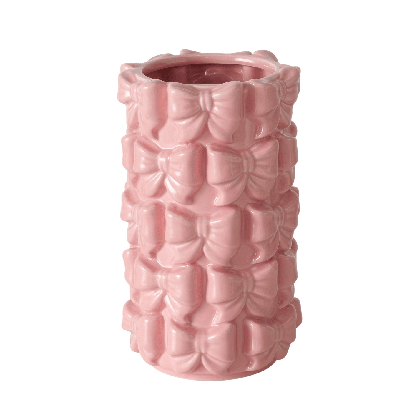Freya Pink Bows Decorative Vase Accessories