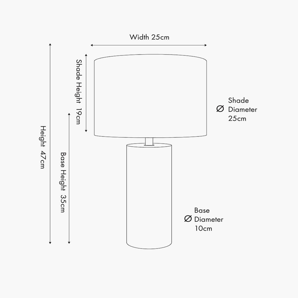 Glow Luxury Limestone Neutral Table Lamp Lighting