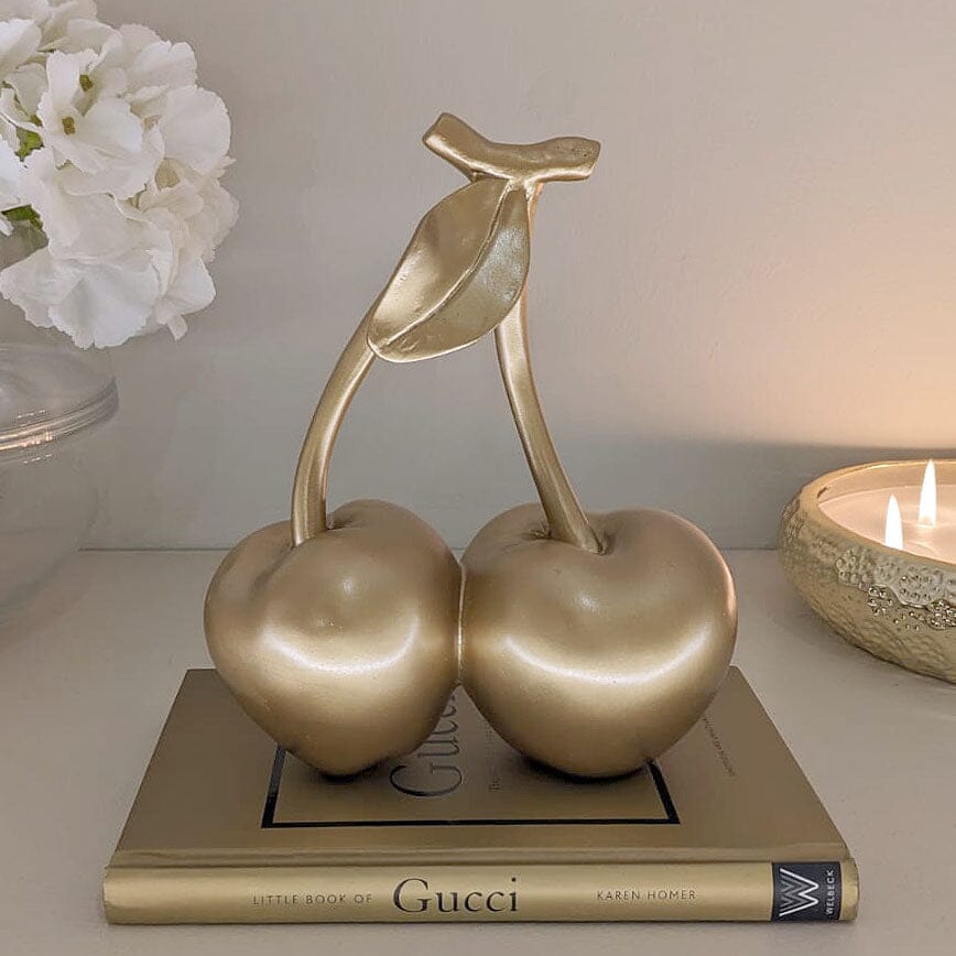 Gold Decorative Cherry Ornament Accessories