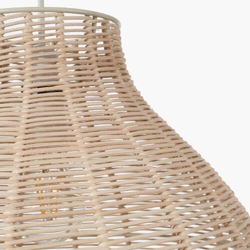 Grace Natural Rattan Cloche Pendant Ceiling Light Lighting