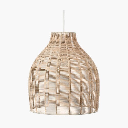 Grace Natural Rattan Cloche Pendant Ceiling Light Lighting