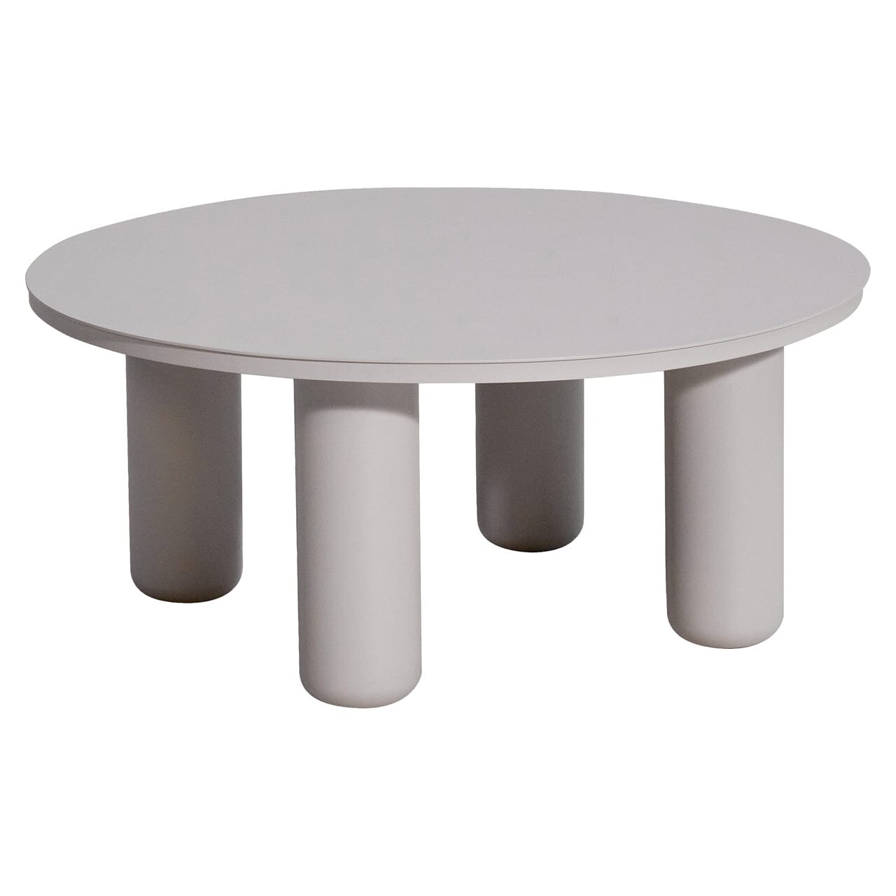 Haldor Taupe Round Outdoor Coffee Table Outdoor