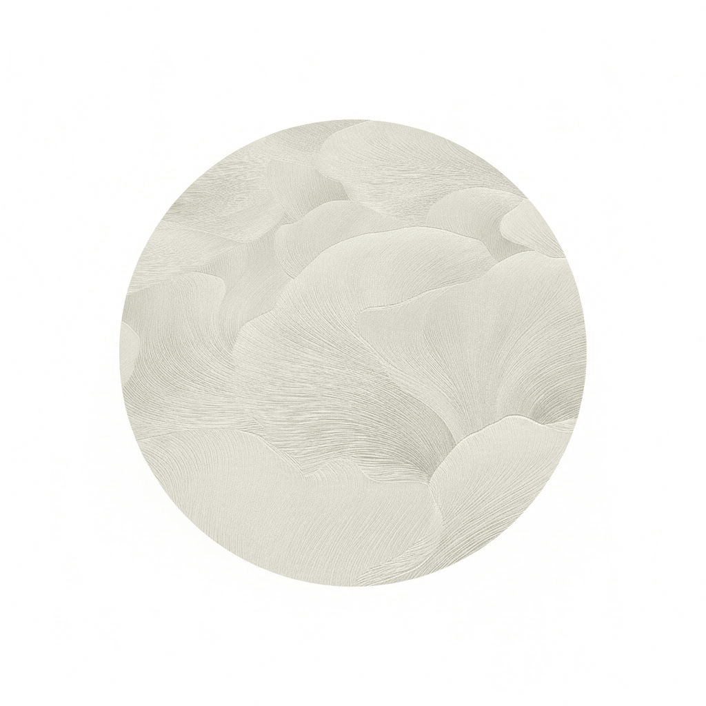 Halie Cream Abstract Floral Petal Wallpaper Sample Sample