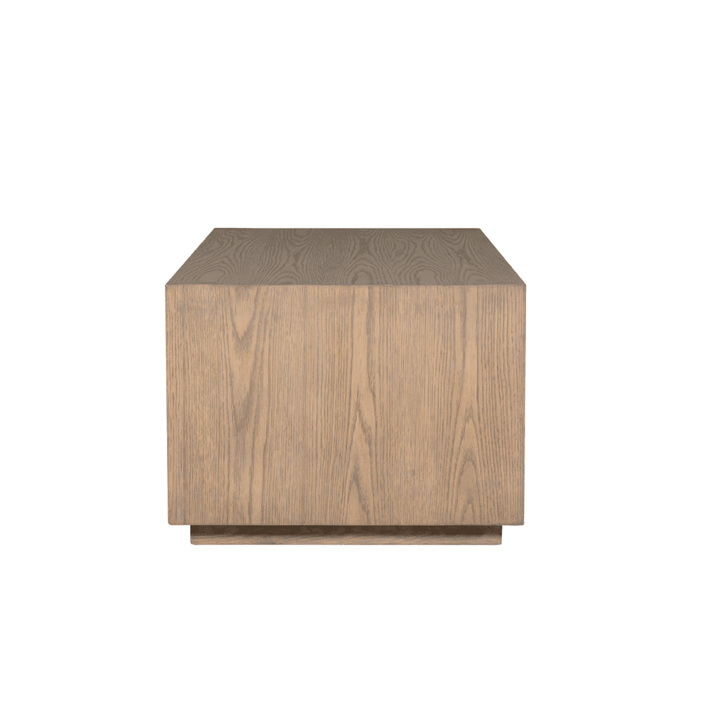 Hayden Smoked Oak Rectangular Coffee Table Furniture