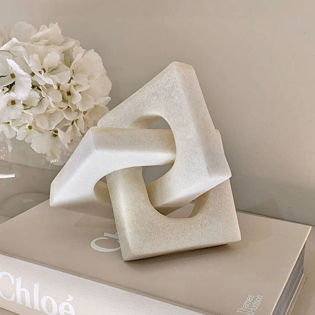 Honey Natural Stone Link Decorative Ornament Accessories