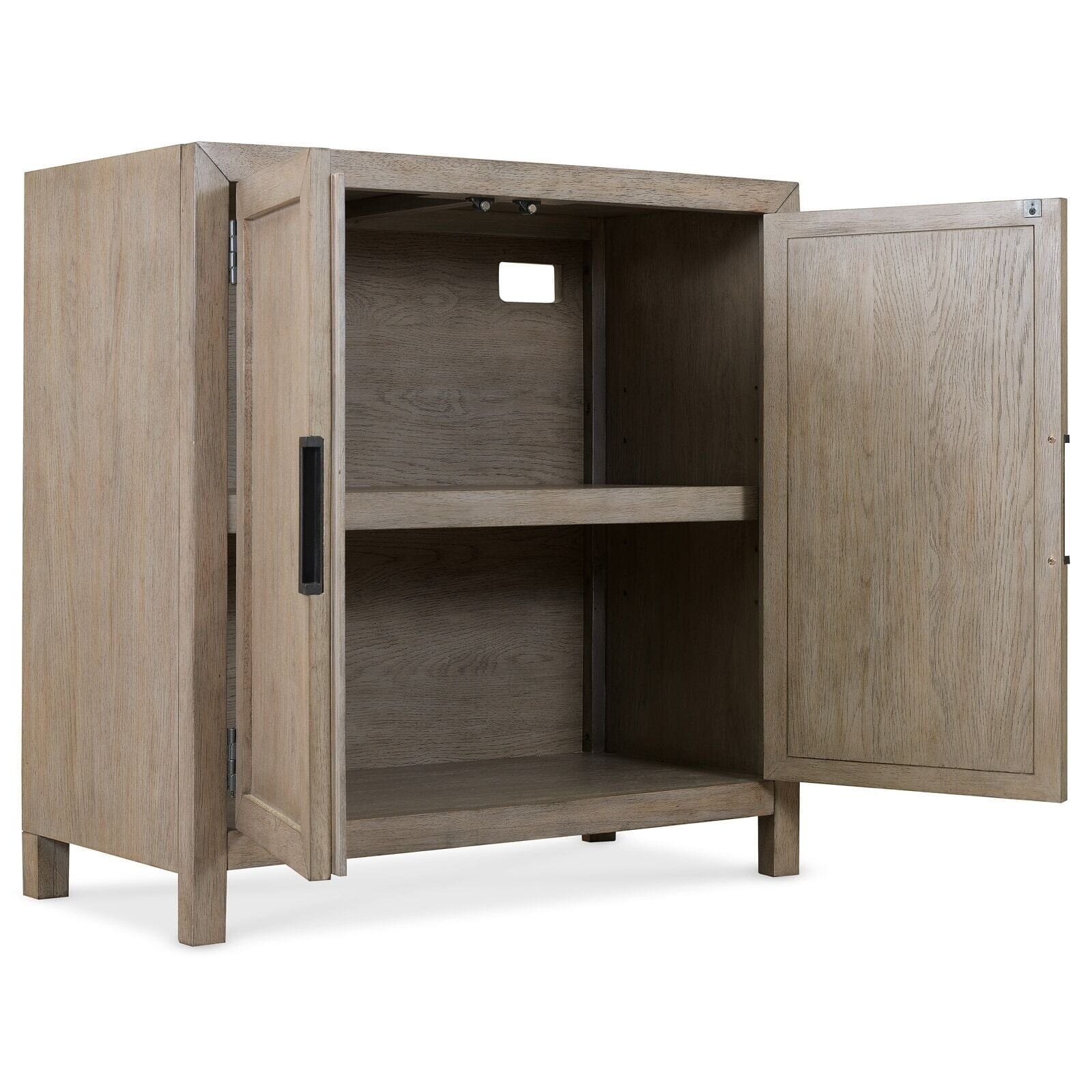 Hudson Greige Wooden 2 Door Sideboard Furniture