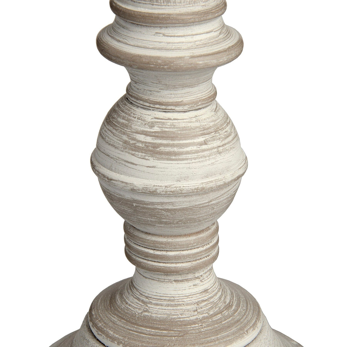 In Stock - Chatsworth Tall Wooden Thin Table Lamp with Neutral Shade Lighting