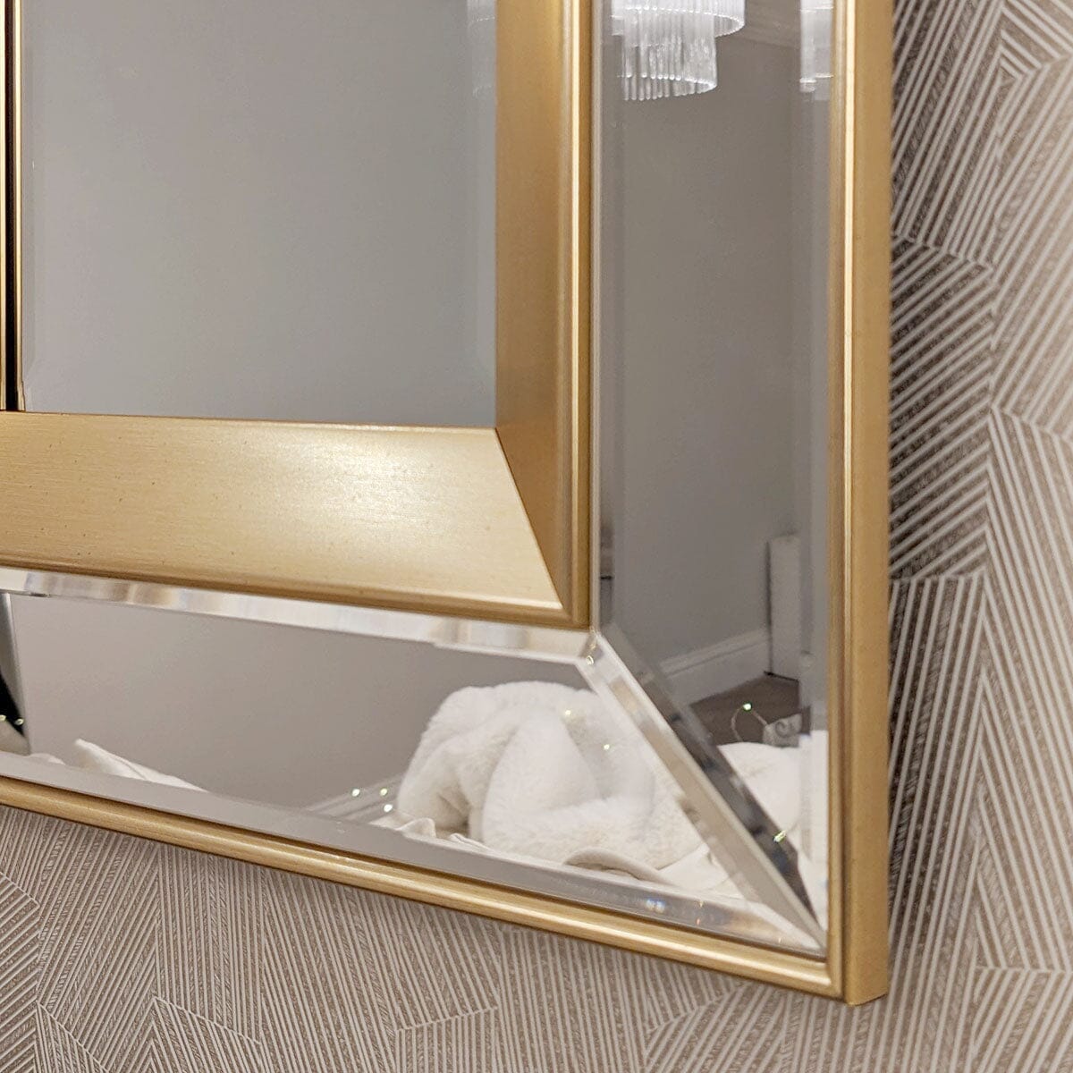 In Stock - Eloise Gold Framed Wall Mirrors - Set of 4