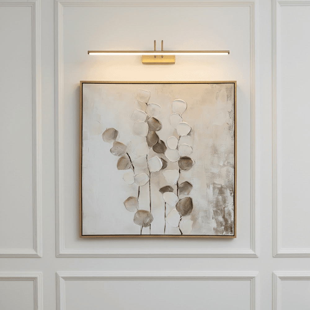 In Stock - Ila Neutral Leaf Print Framed Canvas Wall Art