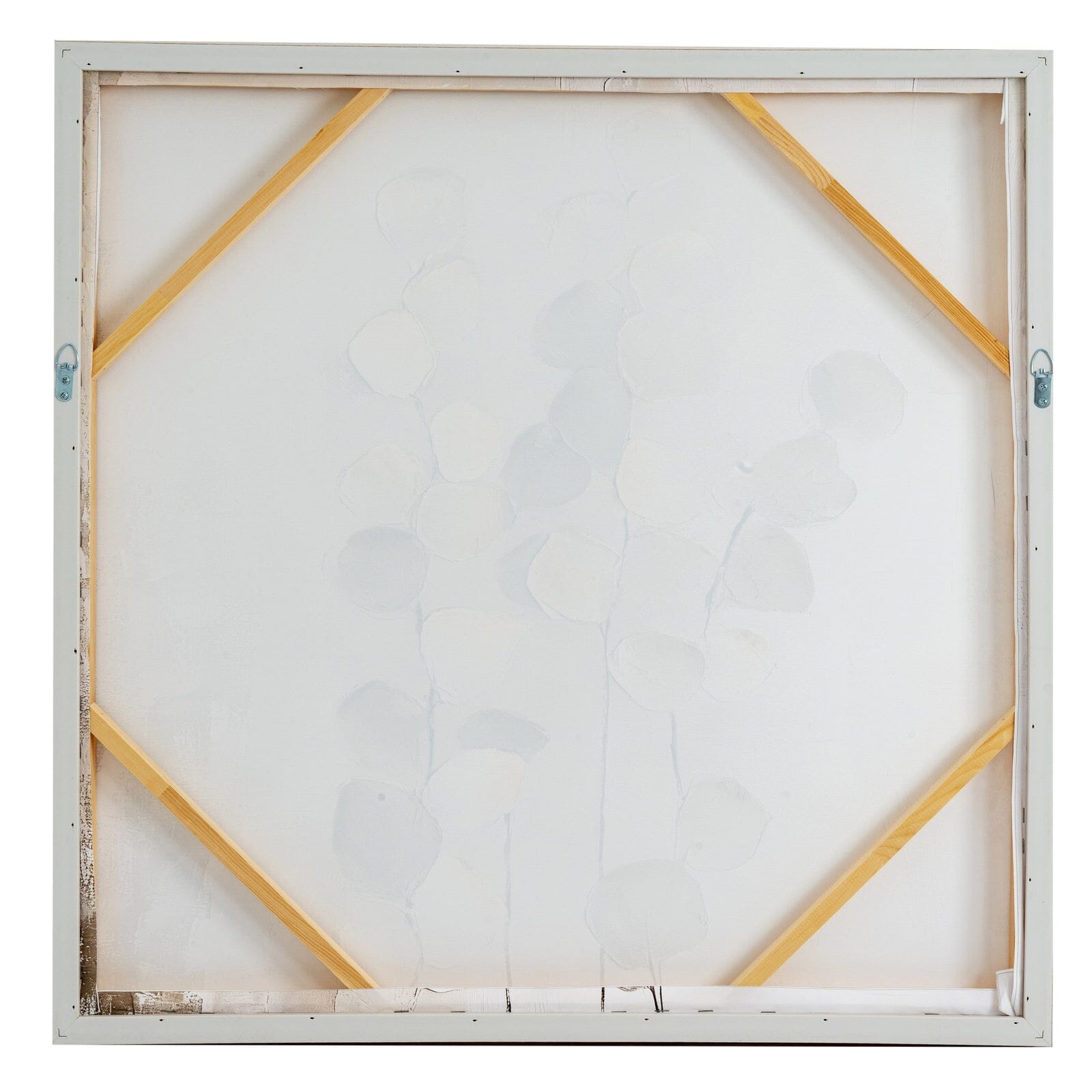 In Stock - Ila Neutral Leaf Print Framed Canvas Wall Art