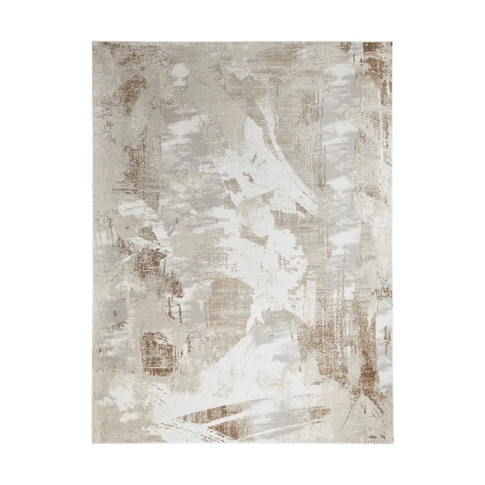 Isadora Greige Abstract Rug Textiles