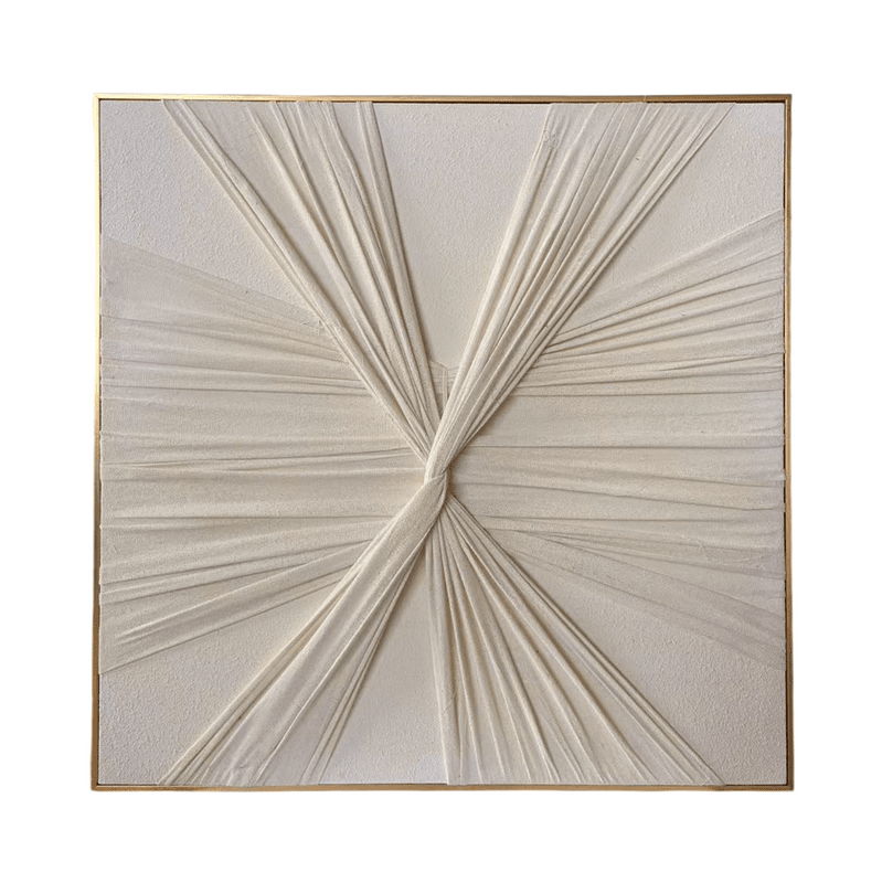 Ivy Taupe & Cream Woven Knot Wall Art Accessories