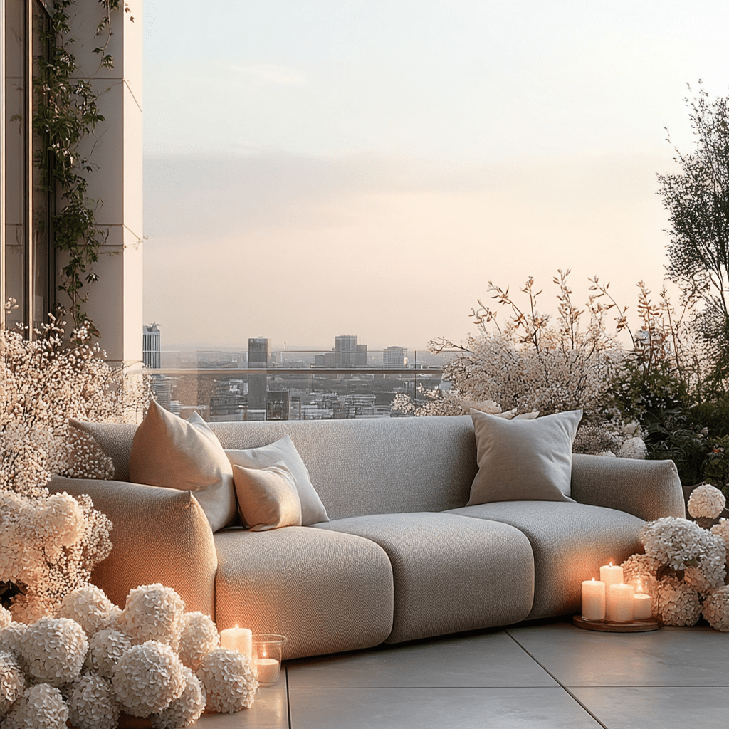 Jae Greige Upholstered Outdoor Sofa Outdoor