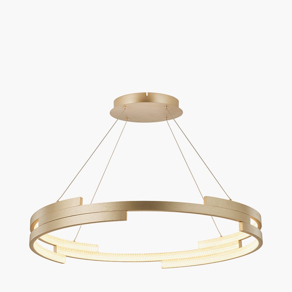 Jayden Gold Round LED Pendant Ceiling Light Lighting
