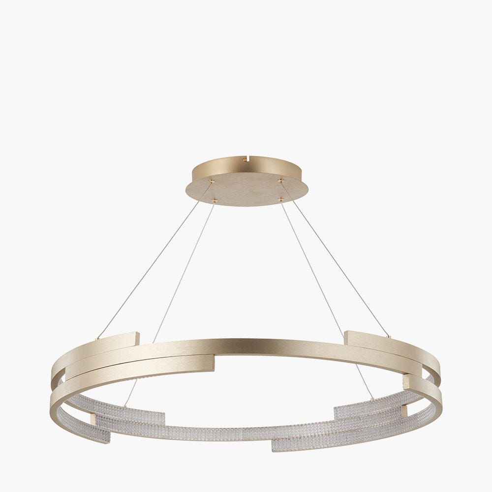 Jayden Gold Round LED Pendant Ceiling Light Lighting