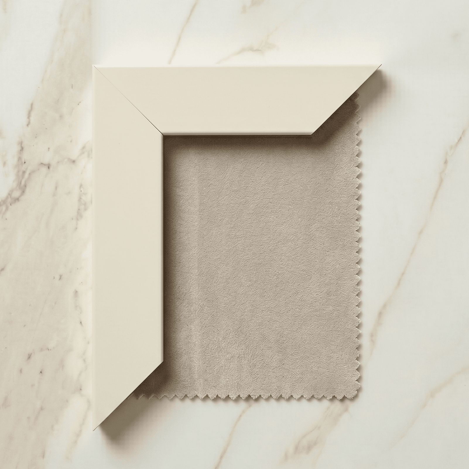 Kensington Smoke Grey & Off White Premium Abstract Headboard with Wings Beds and Headboards