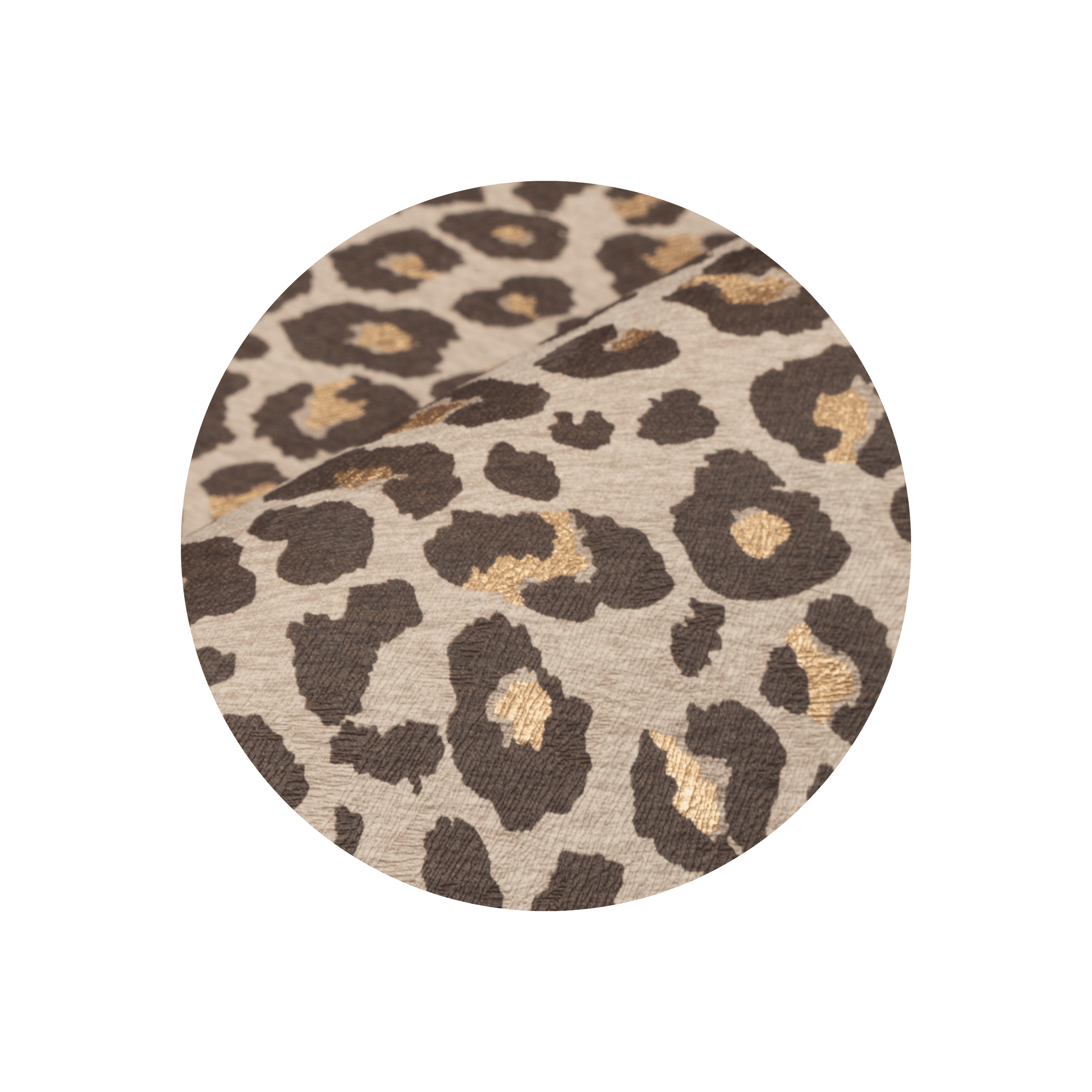 Kenzie Brown Leopard Print Wallpaper Sample Sample