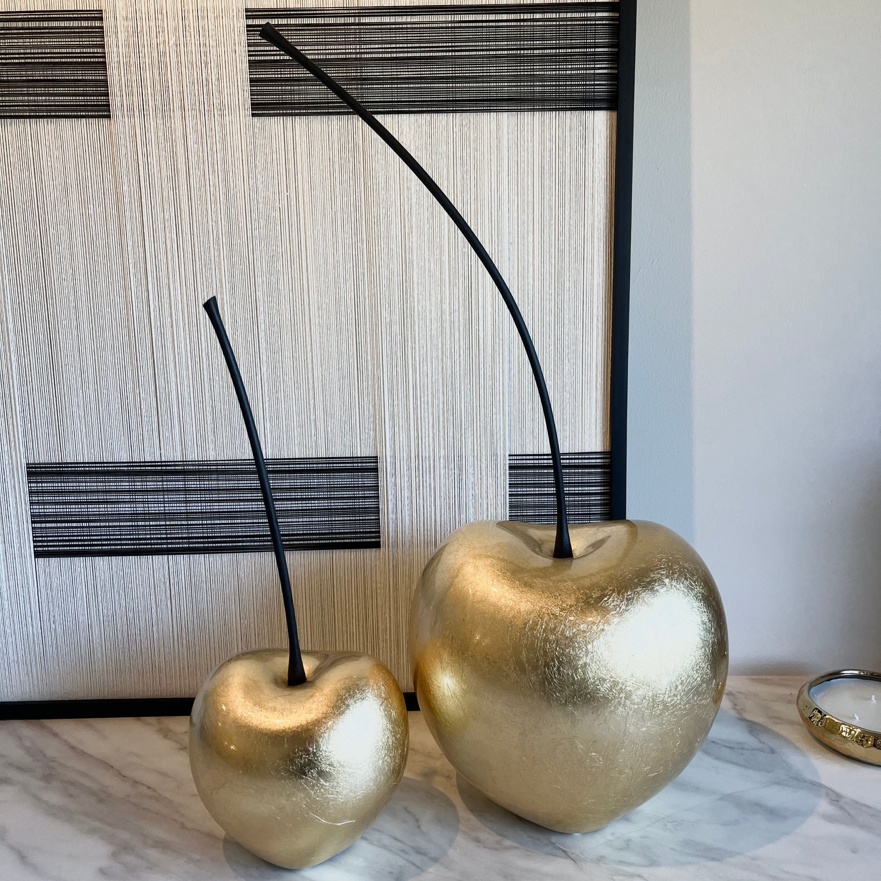 Large Gold Statement Cherry Ornament Accessories