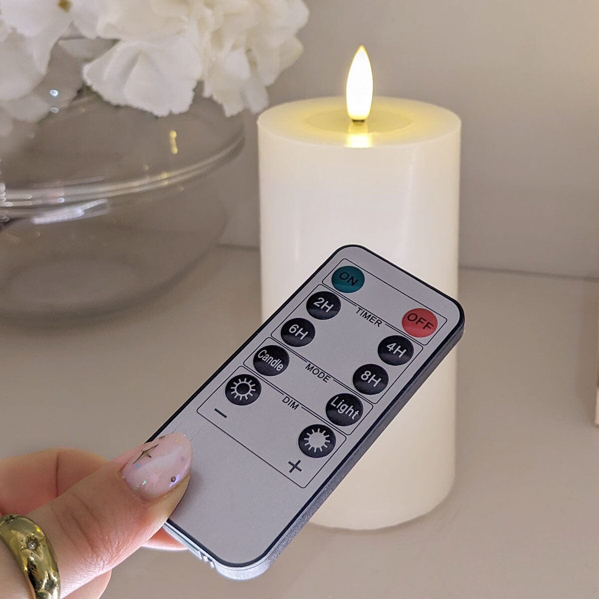 LED Candle Remote Fragrance