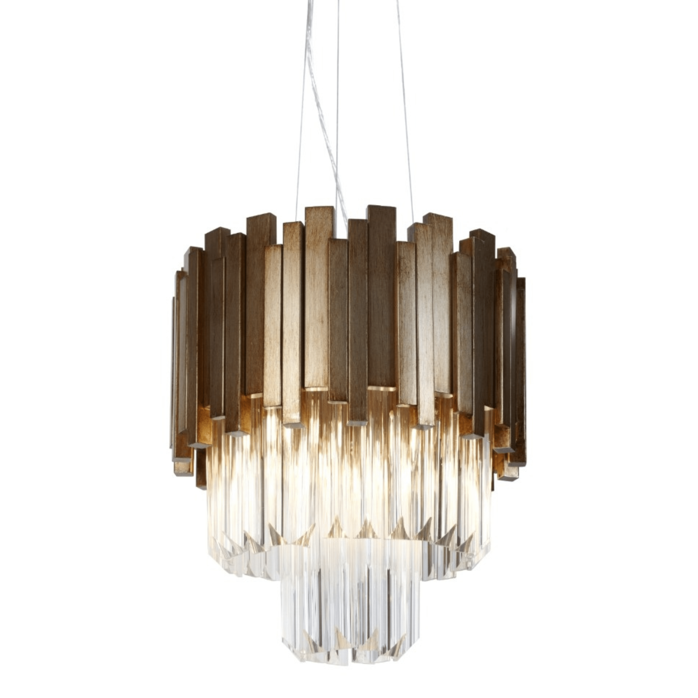 Legacy Premium Bronze & Glass Pendant Ceiling Light Lighting