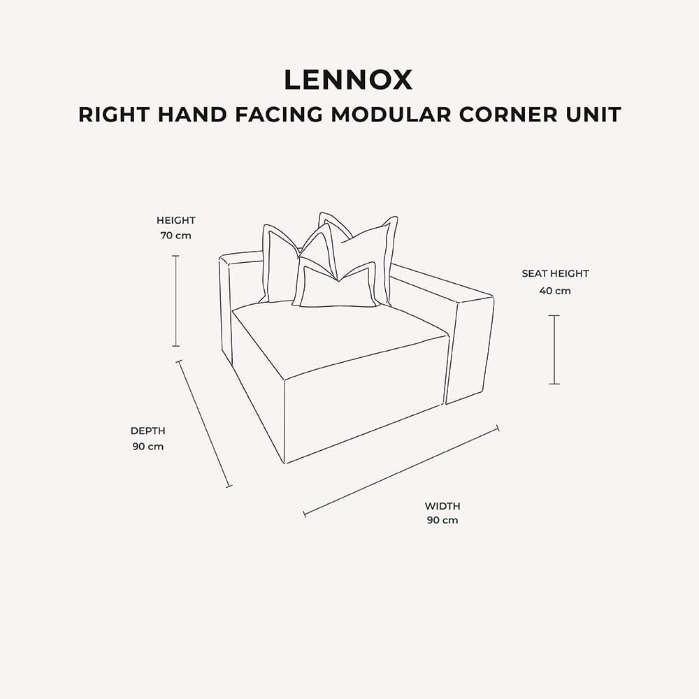 Lenox Silver Velvet Pillow Back Modular Sofa Range MTO Sofa