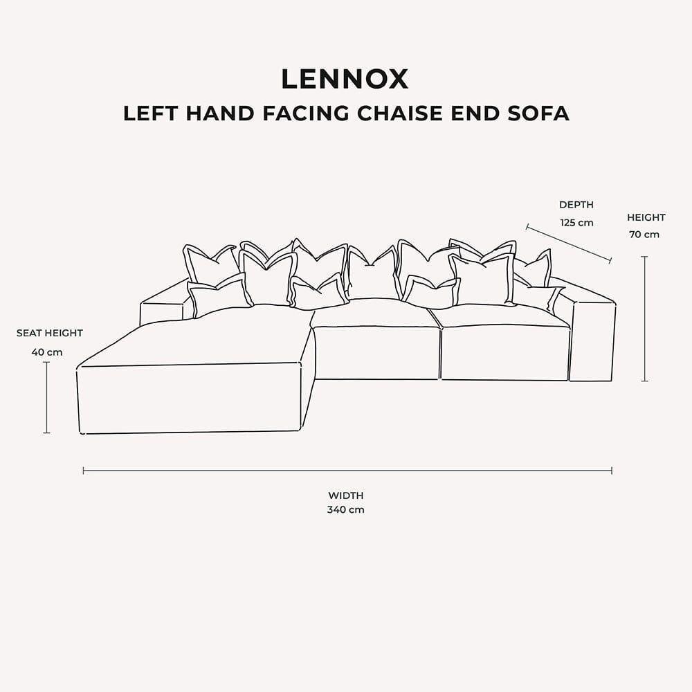 Lenox Silver Velvet Pillow Back Modular Sofa Range MTO Sofa
