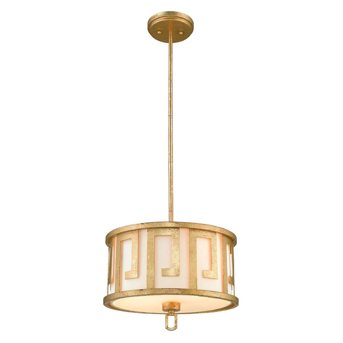 Margot Gold Medium Height Adjustable Pendant Ceiling Light Lighting