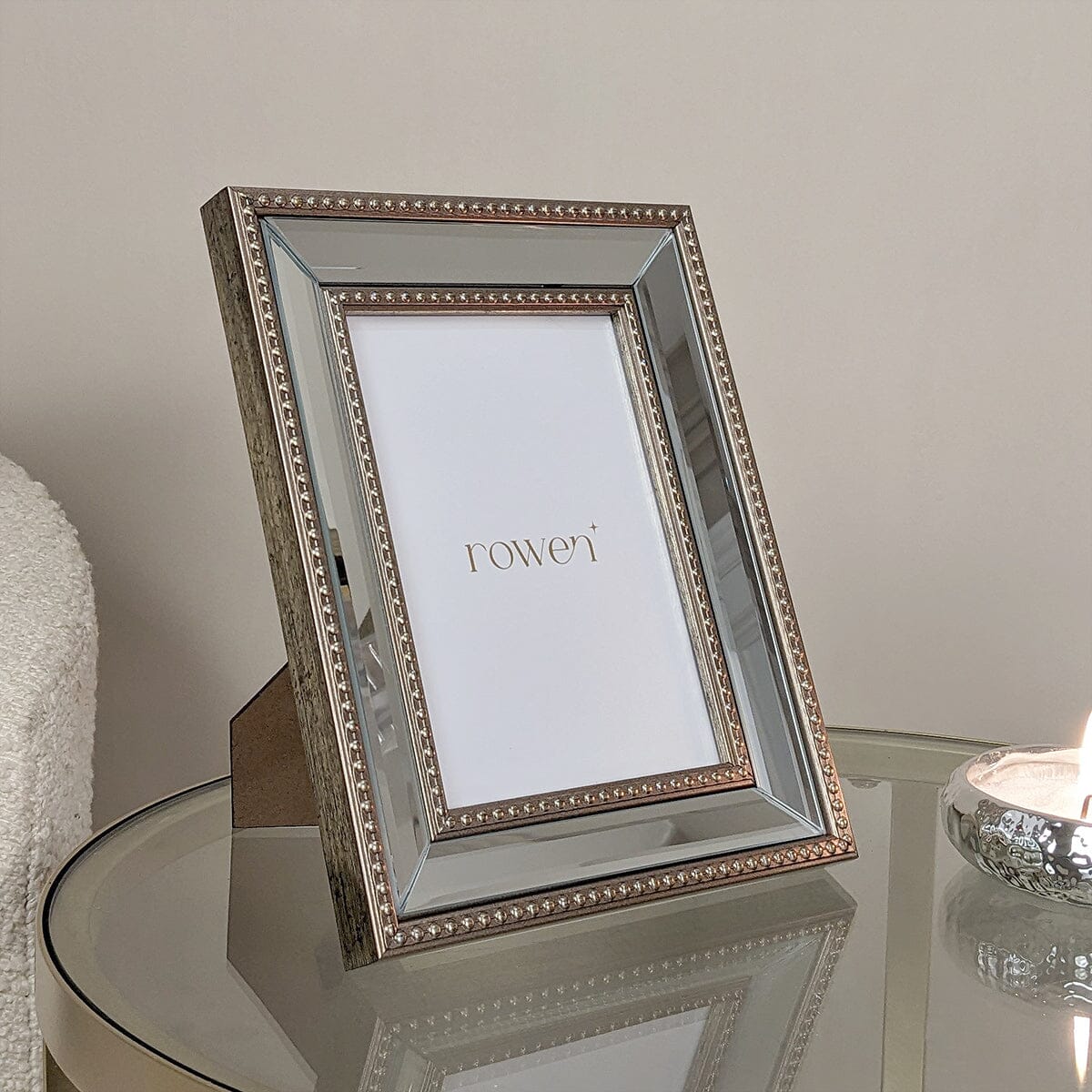 Marina Gold & Mirrored Photo Frame - 5x7" Accessories