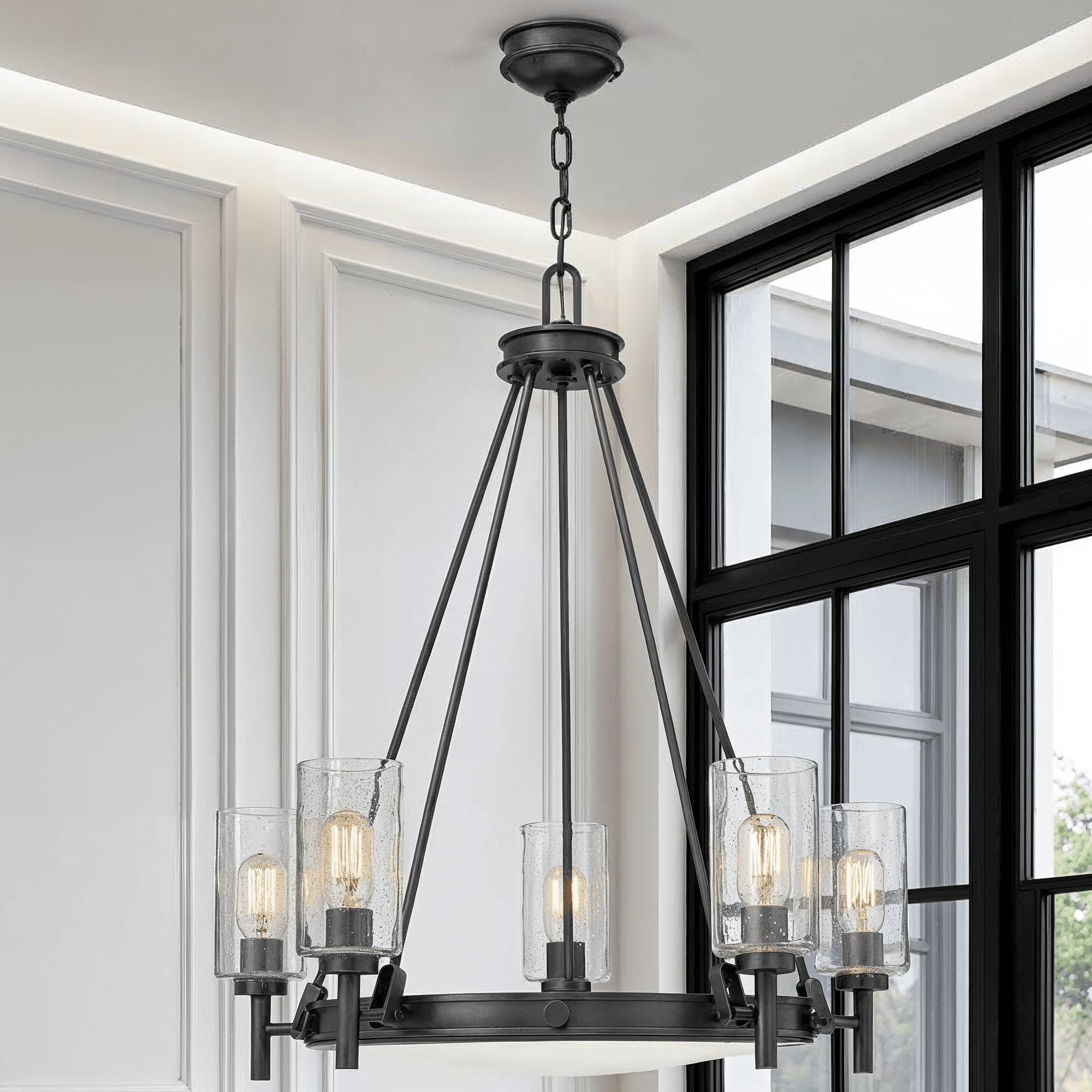 Marquis Black 6 Light Pendant Ceiling Light Lighting