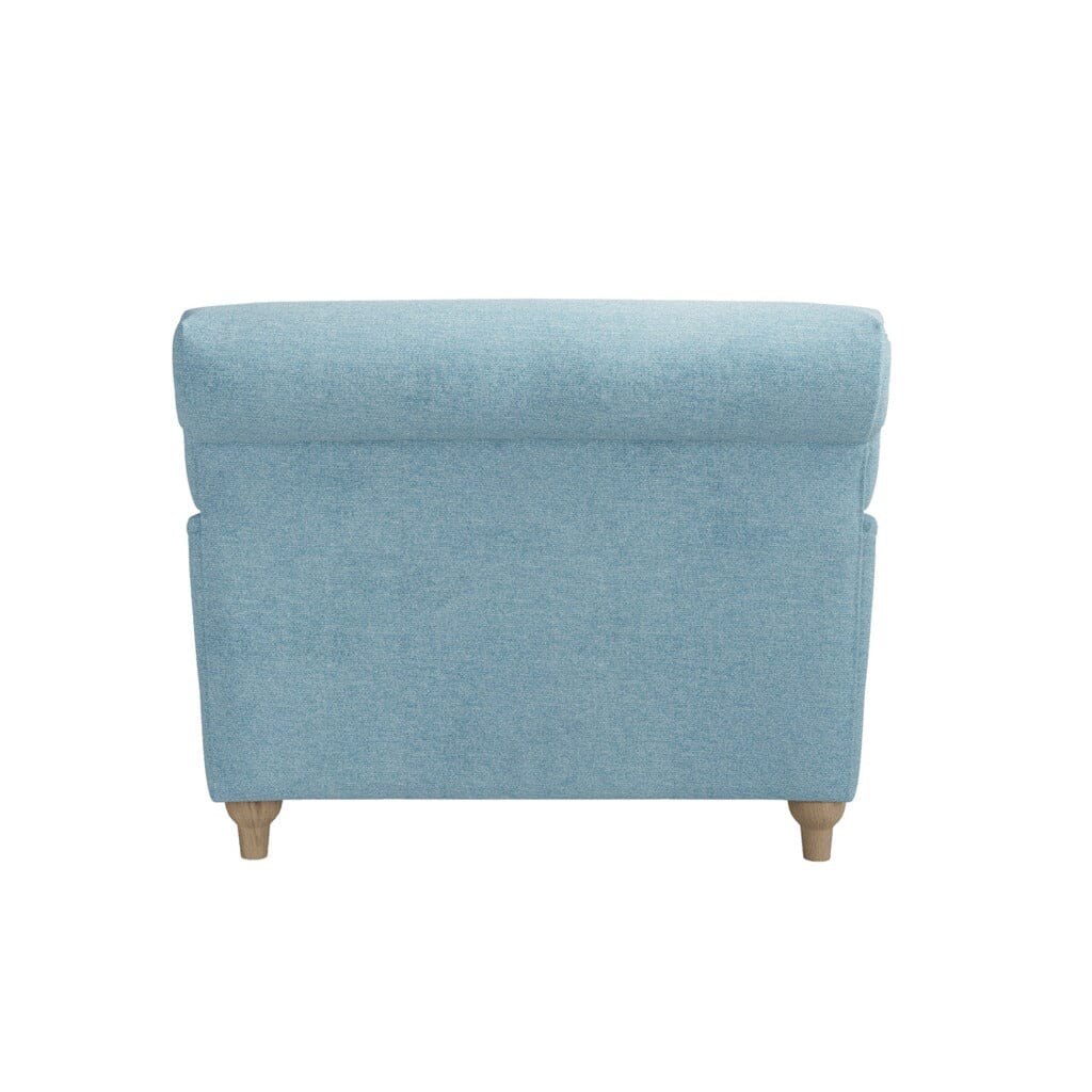 Marshmallow Light Blue Velvet Squashy Chair Furniture