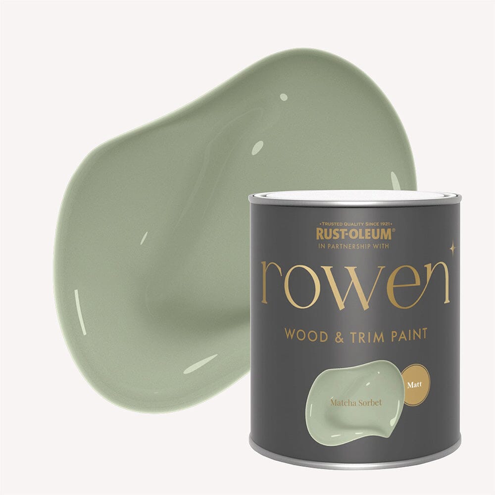Matcha Sorbet Green Matt Wood & Trim Paint - 750ml Home Improvement