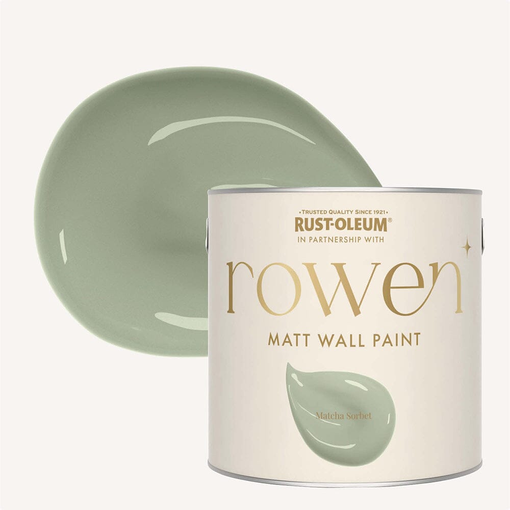 Matcha Sorbet Green Walls & Ceilings Washable Flat Matt Paint - 2.5L Home Improvement