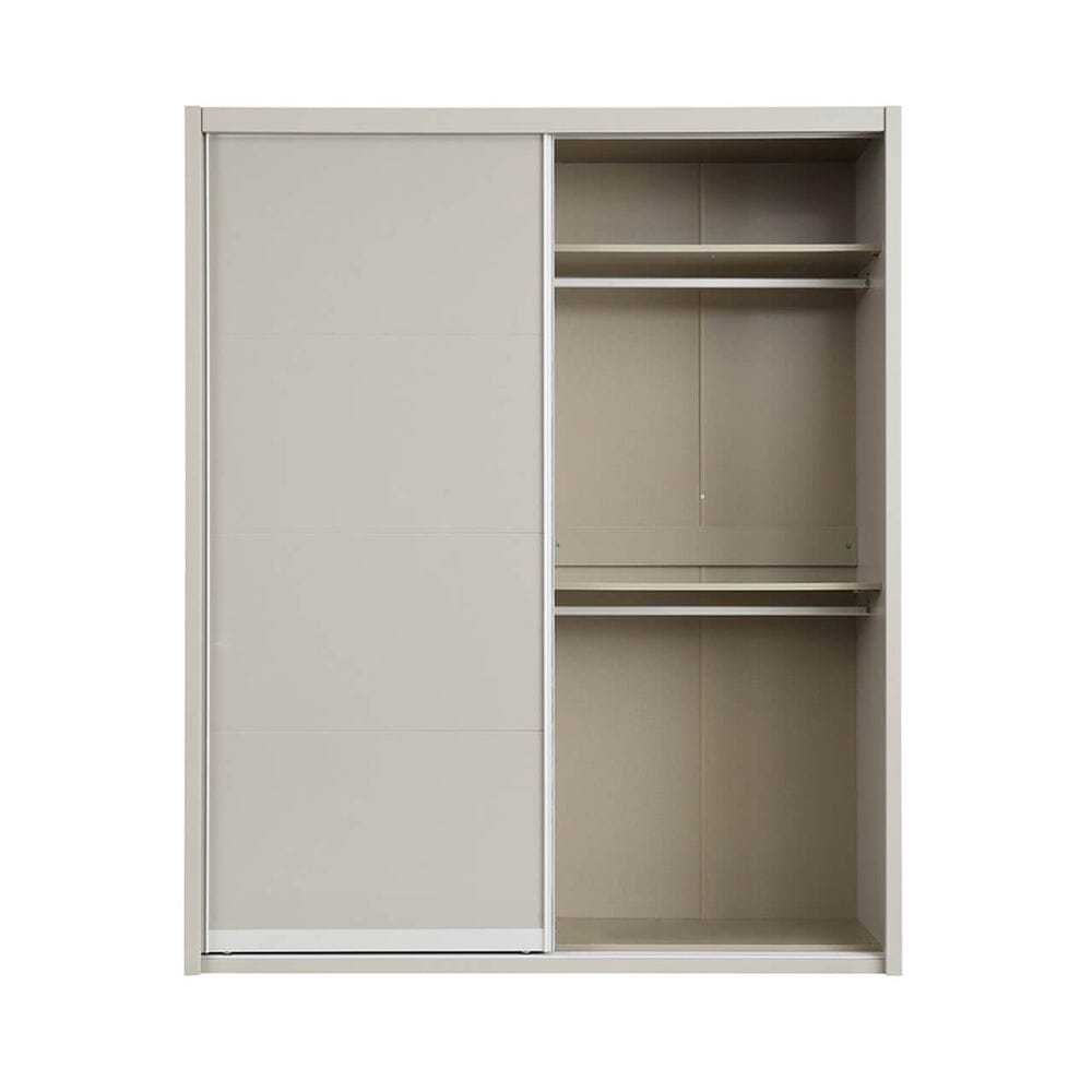 Maya Luxury Greige 2 Door Sliding Wardrobe Furniture