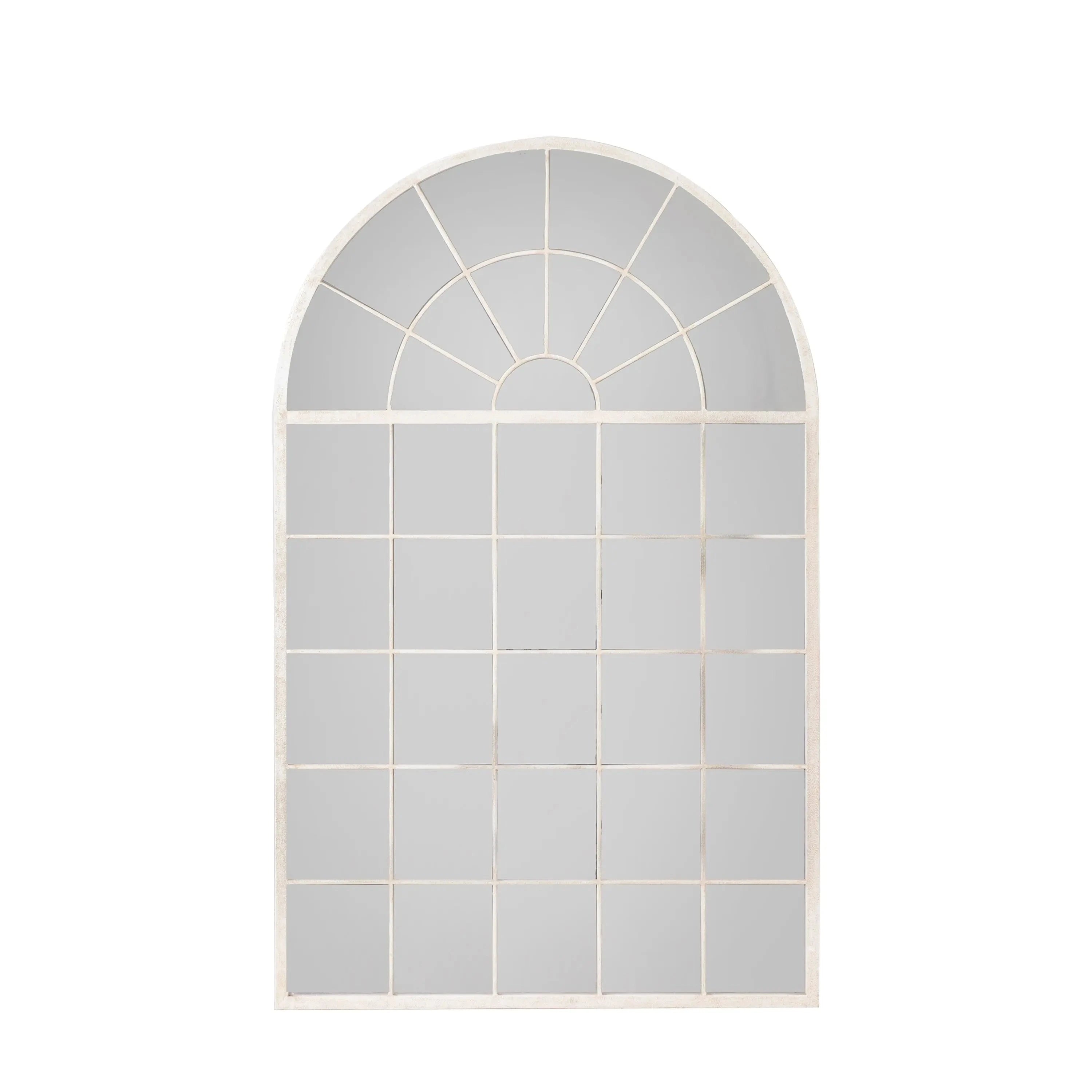 Middleham White Arched Window Large Leaner Mirror Accessories