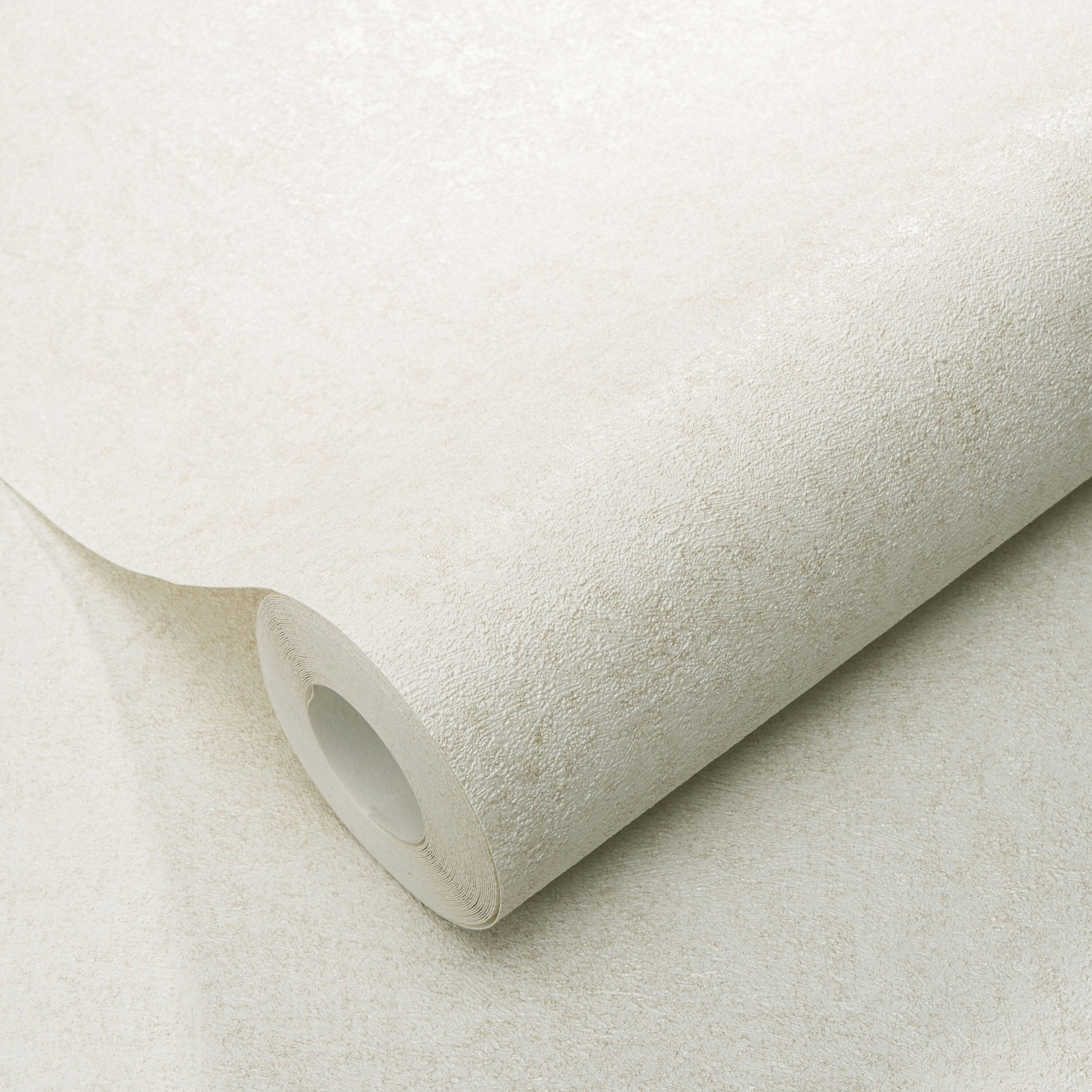 Mila Beige Metallic Textured Wallpaper Home Improvement