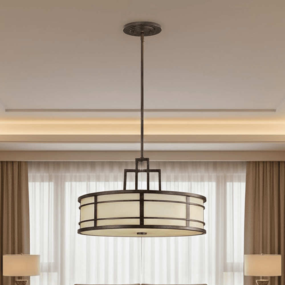 Millie Bronze 3 Light Pendant Ceiling Light Lighting