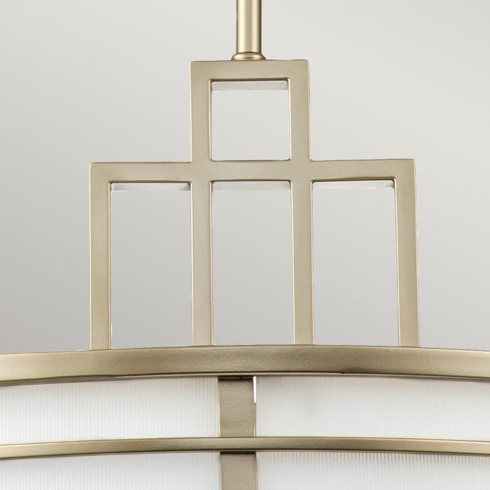 Millie Painted Brass 3 Light Pendant Ceiling Light Lighting