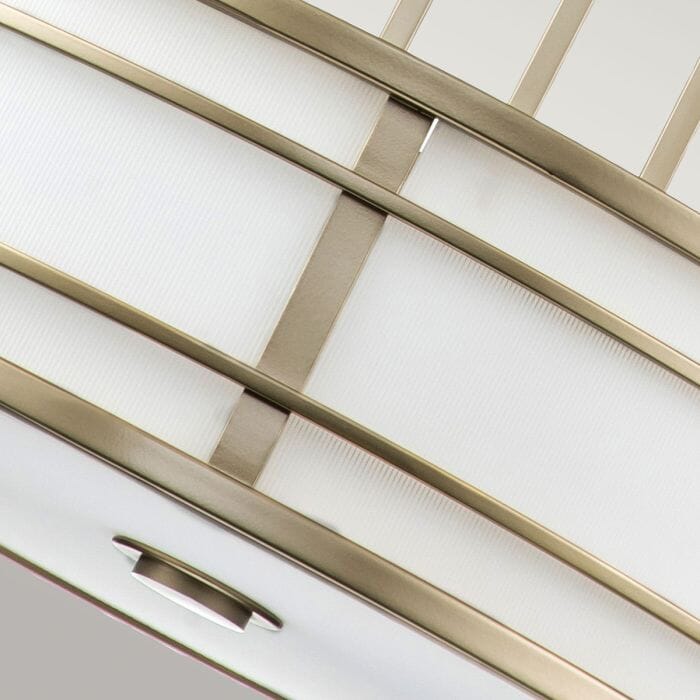 Millie Painted Brass 3 Light Pendant Ceiling Light Lighting