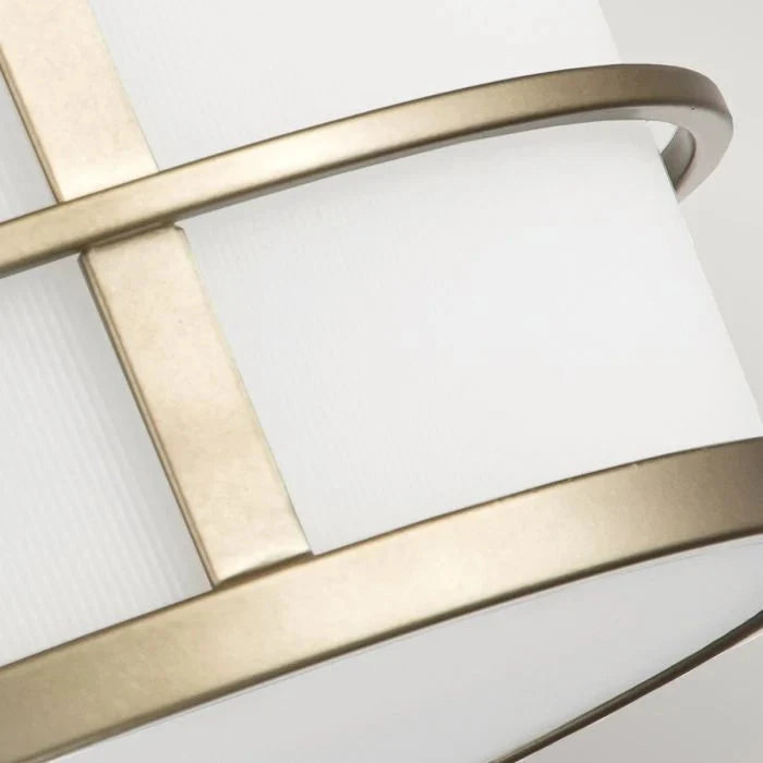Millie Painted Brass 3 Light Semi-Flush Ceiling Light Lighting
