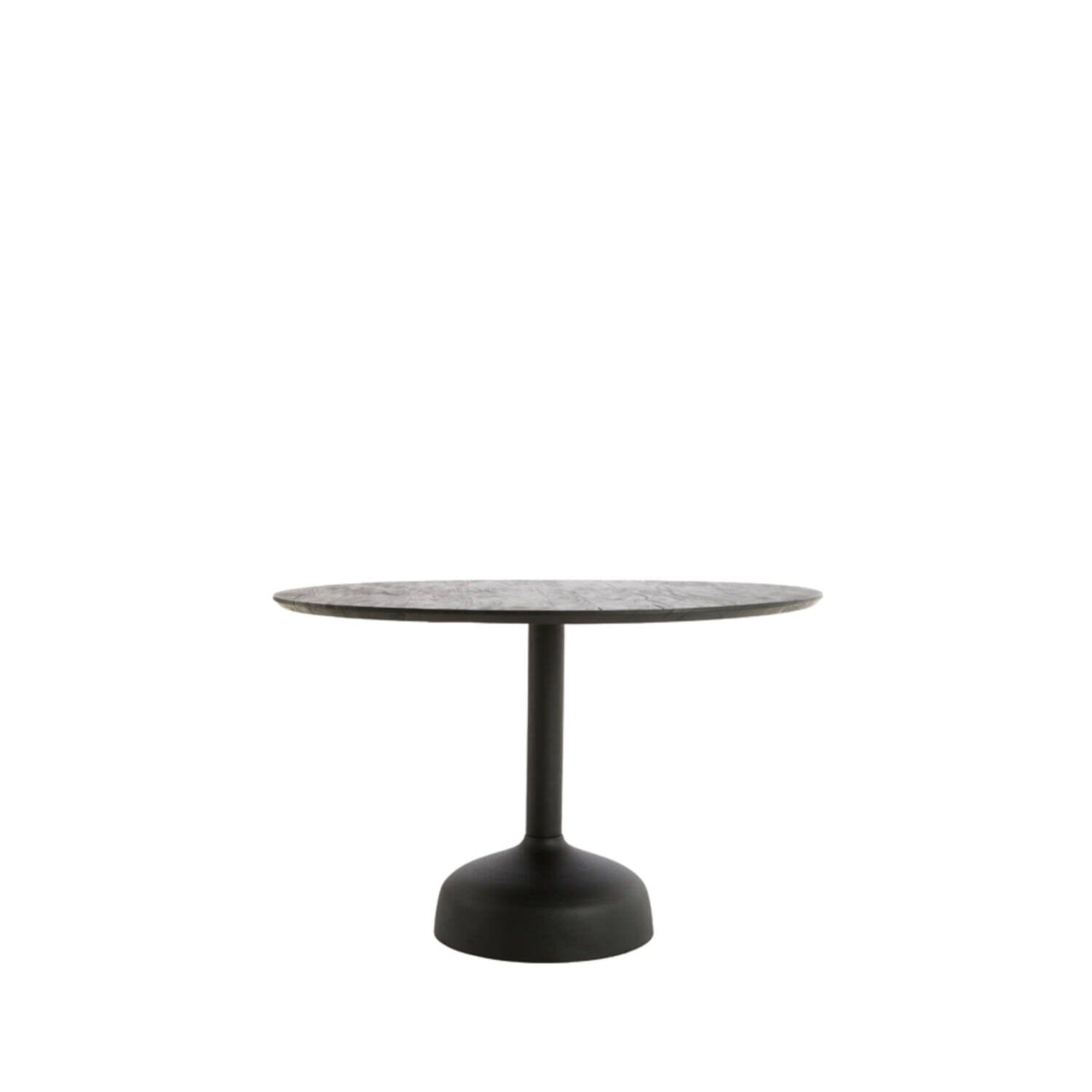 Molli Black Wooden Round Dining Table Furniture