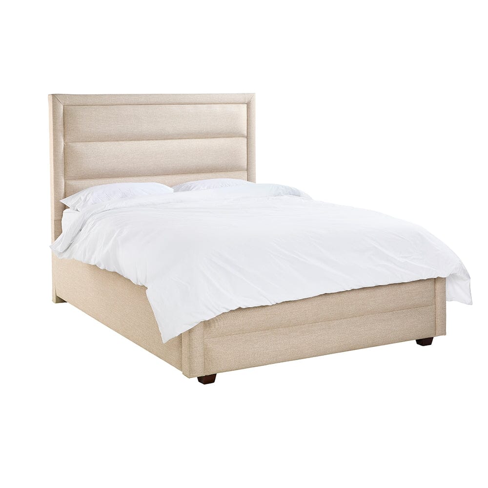 Natalia Luxury Stone Textured Upholstered Bed Beds and Headboards