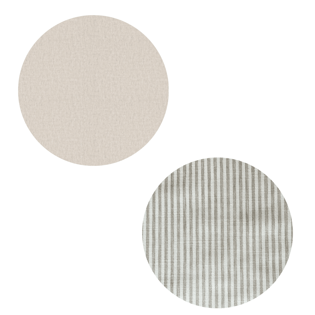 Natural Woven & Natural Stripe Fabric Samples Sample