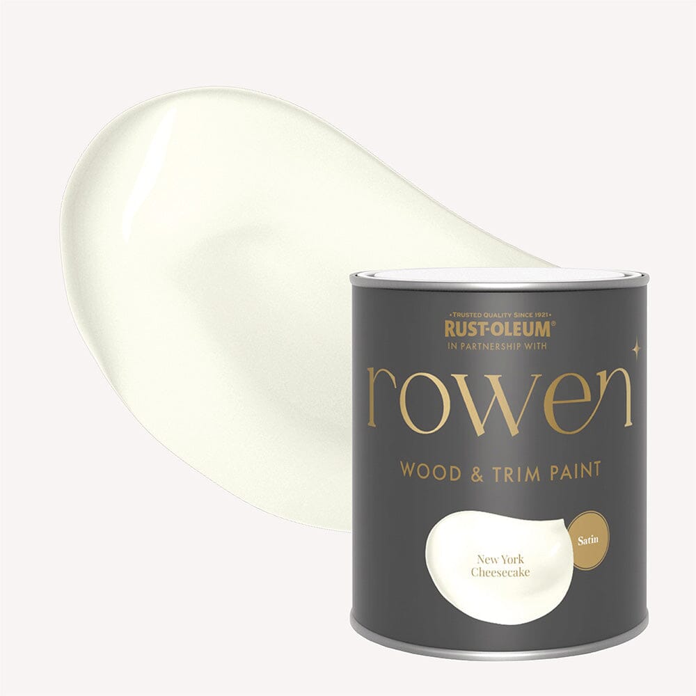 New York Cheesecake Off-White Satin Wood & Trim Paint - 750ml Home Improvement