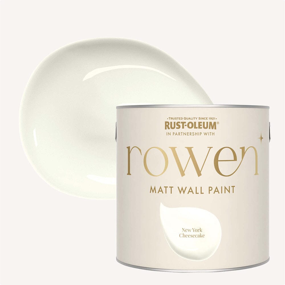 New York Cheesecake Off-White Walls & Ceilings Washable Flat Matt Paint - 2.5L Home Improvement