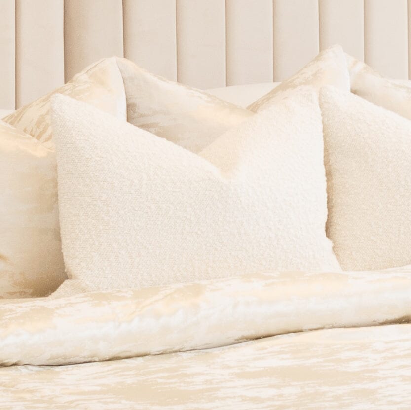 Nori Boucle Cream Bolster Cushion Textiles