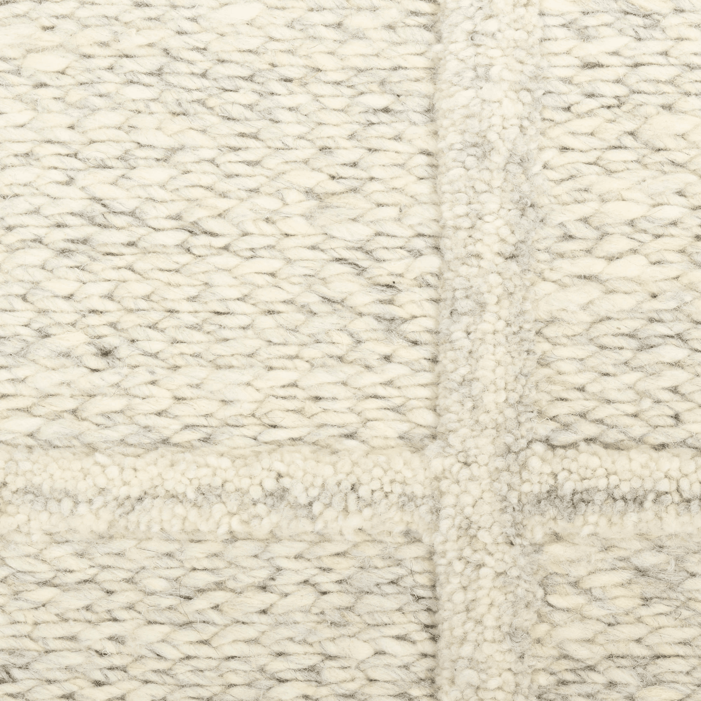 Noto Cream Checkered Pattern Rug Textiles