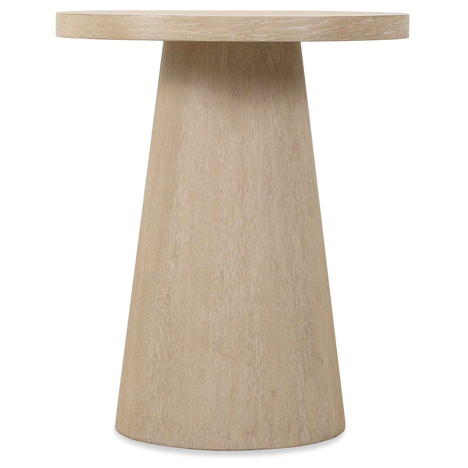 Paradigm Light Oak Round Side Table Furniture